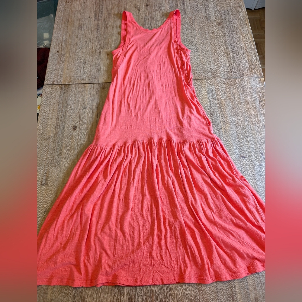 Daily Practice by Anthropologie Rosewood Midi Cotton Dress Size XS - Picture 5 of 13